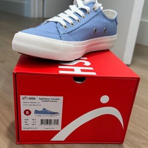 SwingDish Blue Canvas Sneakers